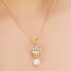 HEERA GOLD PLATED PENDANT SET