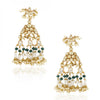 GOLD PLATED SHRUTIPAT KUNDAN EARRINGS