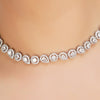 HEERA ZIRCON SILVER NECKLACE SET