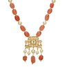 SHAGUN BINA KUNDAN PENDANT SET
