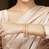 22k Gold Plated Ziya Mesh Bangle