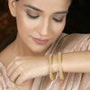 22k Gold Plated Ziya crisscross Bangle