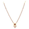 SHAGUN SQUARE KUNDAN PENDANT SET