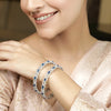 22k Gold Plated Ziya Oval Bangle