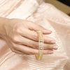 22k Gold Plated Ziya Marquise Bangle