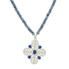HEERA SILVER PLATED PENDANT SET