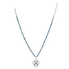 HEERA SILVER PLATED PENDANT SET