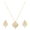 HEERA ZIRCON PAN PENDANT SET