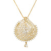 HEERA ZIRCON PAN PENDANT SET
