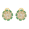 HEERA FLOWER GREEN PENDANT SET