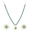 HEERA SQUARE ZIRCON PENDANT SET