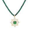 HEERA SQUARE ZIRCON PENDANT SET