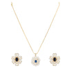 HEERA FLOWER PENDANT SET