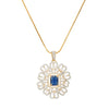 HEERA FLOWER PENDANT SET