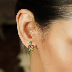 22k Gold Plated Stud Earring