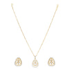 HEERA TIKONA PENDANT SET