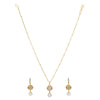 HEERA GOLD PLATED PENDANT SET