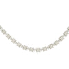 HEERA SILVER ZIRCON NECKLACE SET