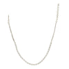 HEERA SILVER ZIRCON NECKLACE SET