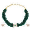HEERAFLOWER ZIRCON CHOKER SET
