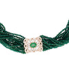 HEERAFLOWER ZIRCON CHOKER SET