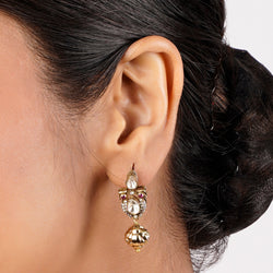 22k Gold Plated Sankranti Tanira Earring