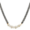 MANGLAL SUTRA CHAND GOLD PLATED NECKLACE SET