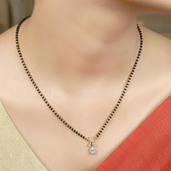 22k Gold Plated Manya Bindura Mangalsutra set