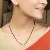 22k Gold Plated Manya Pushkara Mangalsutra set