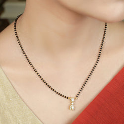 22k Gold Plated Manya Boond Mangalsutra set