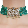 VILANDI POLKI GREEN CHOKER SET