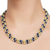 Gold Plated DOR Peridot Iolite String Necklace Set