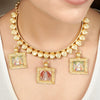 22k Gold Plated Krishna Bhavya Necklace Set