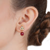 VILANDI KUNDAN FLOWER PENDANT SET
