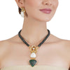 RATNA GREEN ONYX PENDANT SET