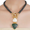 RATNA GREEN ONYX PENDANT SET