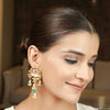 22k Gold Plated Krishna Shravana Earring