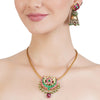 VILANDI CHAND KUNDAN PENDANT SET