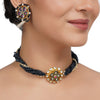 Gold Plated Neel Kundan Choker Set