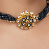 Gold Plated Neel Kundan Choker Set