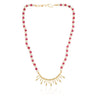 Gold Plated Baisakh Zircon Necklace Set