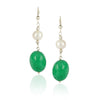 Gold Plated Baisakh Green Onyx Necklace Set