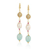 Gold Plated Baisakh Zircon Pink Pearl Necklace Set