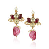 Gold Plated Baisakh Kundan Tourmaline Necklace Set