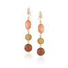 Gold Plated Baisakh Tiger Eye Necklace Set