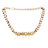 Gold Plated Baisakh Kundan Garnet Choker