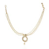 Gold Plated Baisakh Zircon Necklace Set