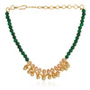 Gold Plated Baisakh Green Onyx Choker Set
