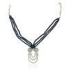Silver Plated Baisakh Zircon Necklace Set