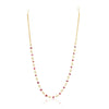 Dor Gold Plated Ruby Jade Pearl String Set